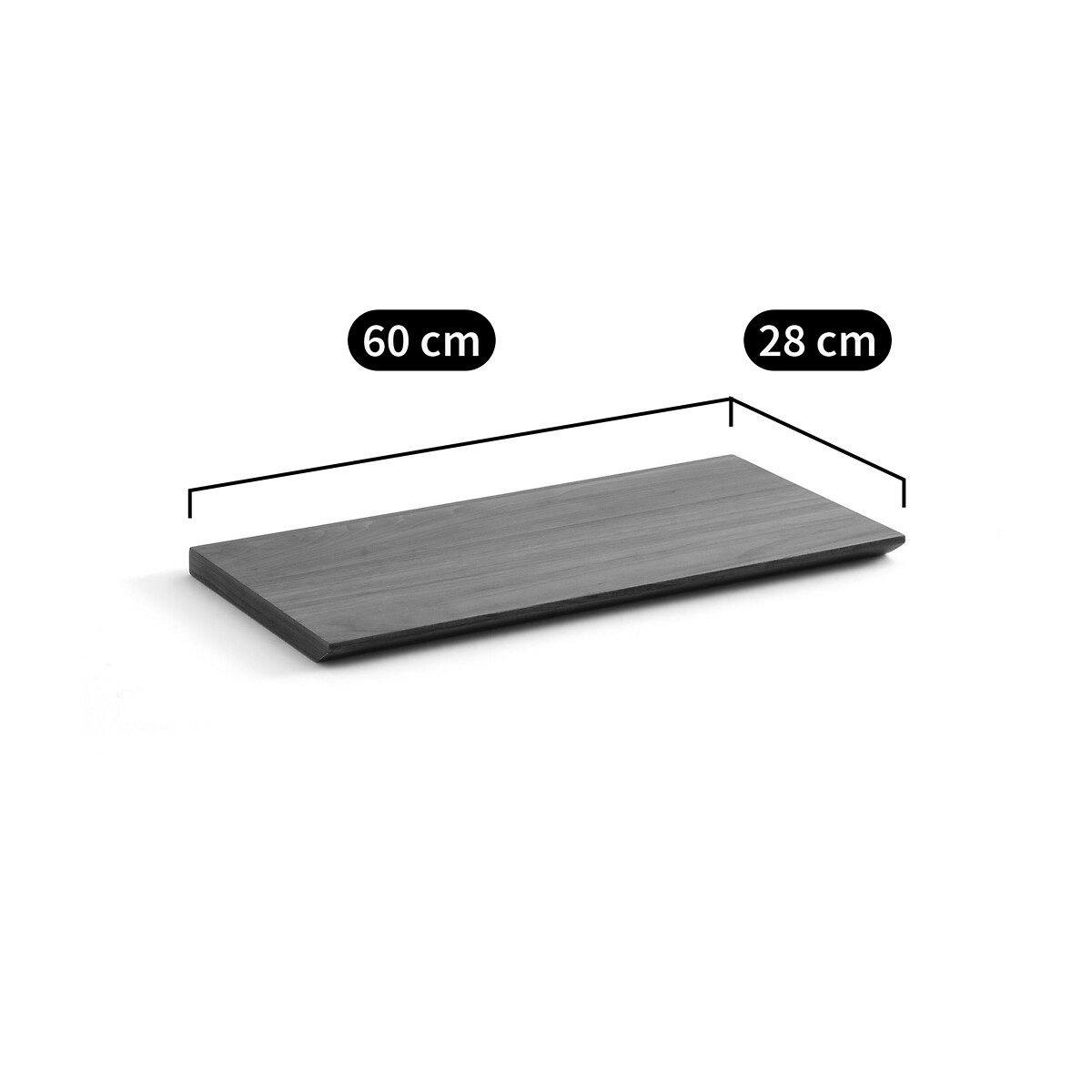 AM.PM<br>Painel folheado a nogueira L60 x P28 cm, Archivita