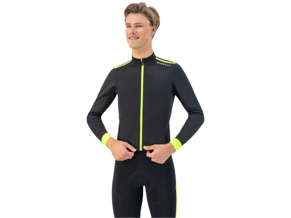 Rogelli Core Overgangsjakke, Black/Fluor