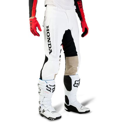 Pantalon cross Fox FLEXAIR HONDA 2023 - Noir / Blanc