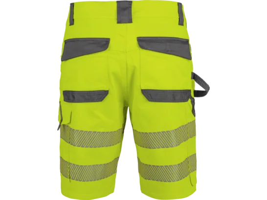 Bermuda de travail haute-visbilité EN 20471 1 Neon Würth MODYF jaune anthracite
