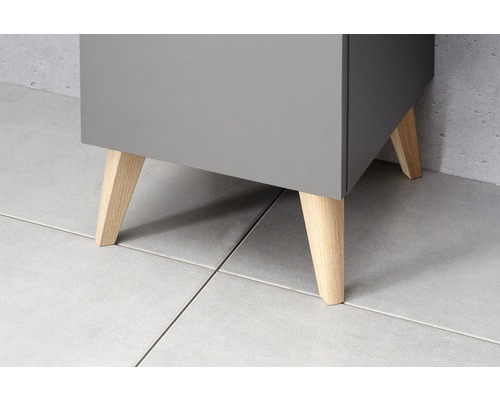 Pelipal Capri voetenset, houtlook, 2 stuks