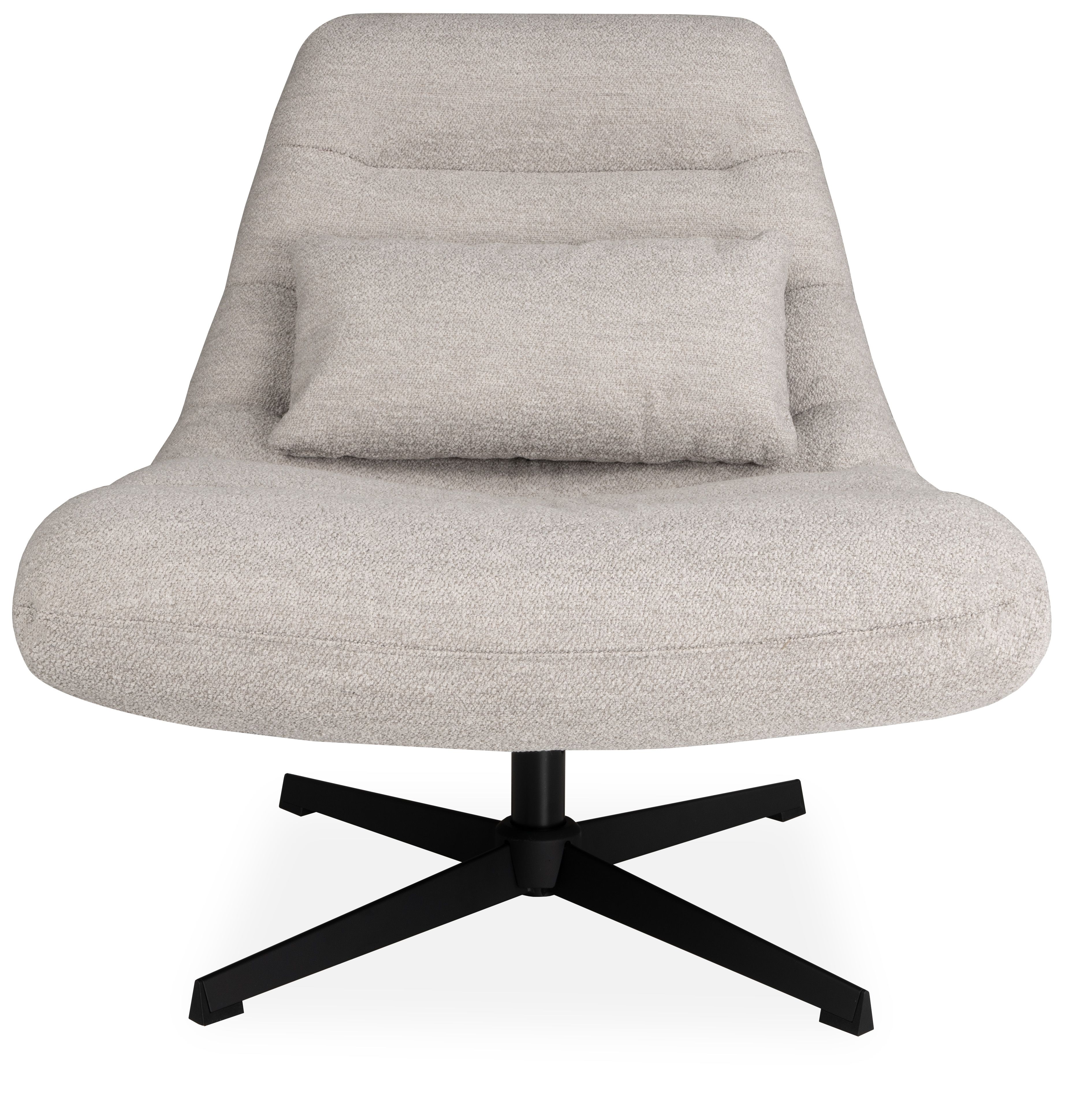Draaifauteuil Naturel WX-67.000 Nox B77 x D62 x H53 cm