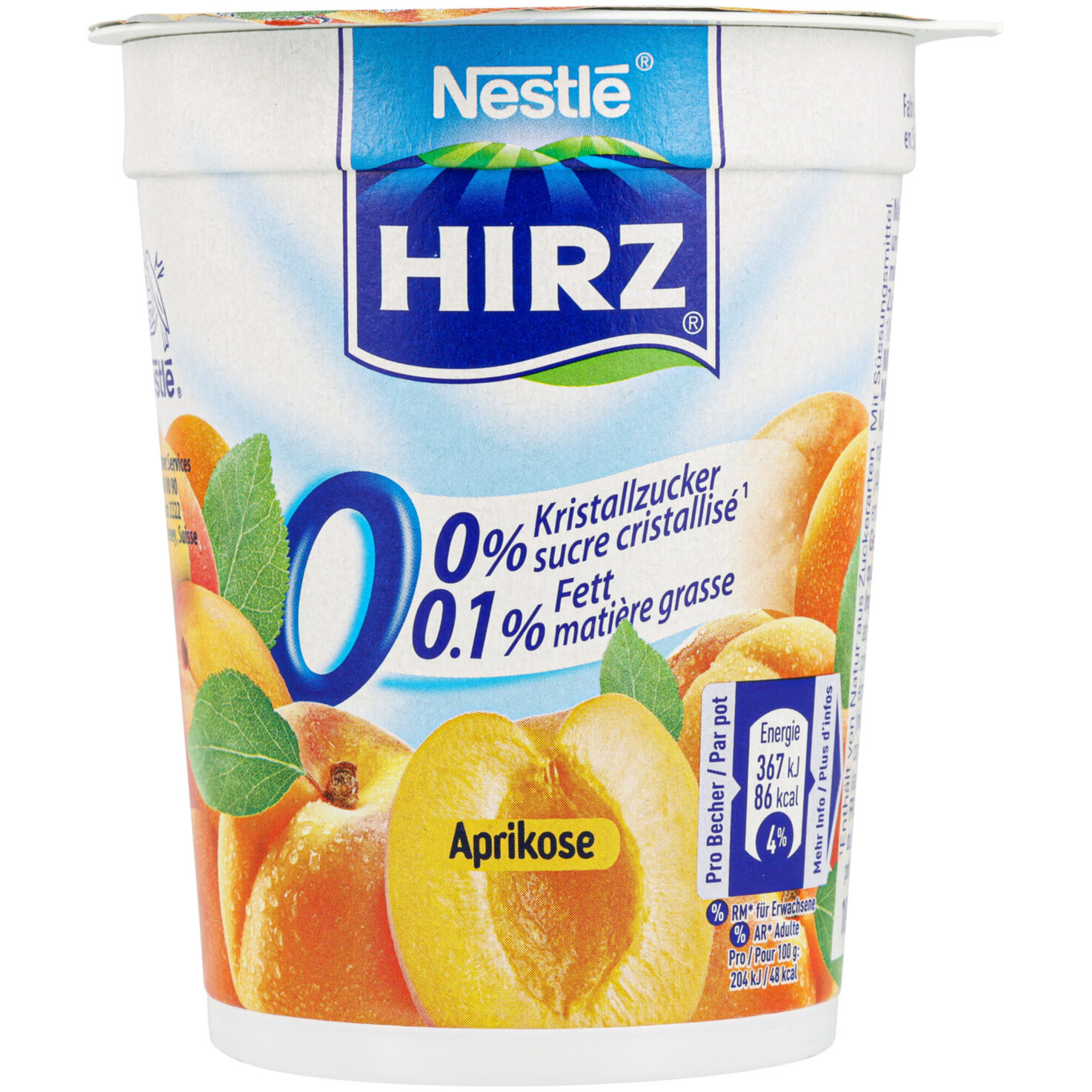 Hirz Joghurt 0% Aprikose 2x180g