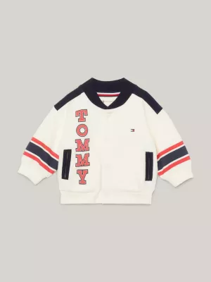 Jaqueta Varsity com Logo nas Costas da Coleção 1985