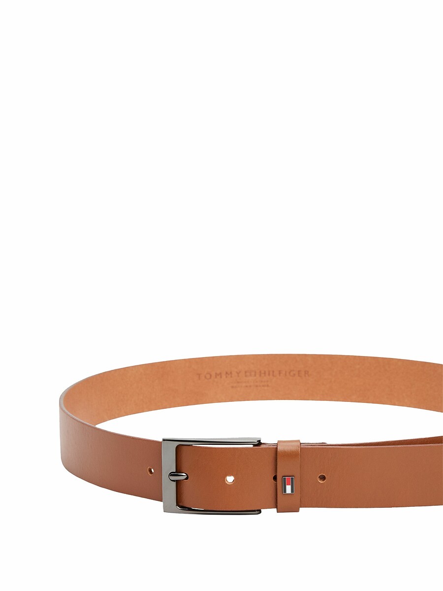 TOMMY HILFIGER<br>Cinto de couro Layton 3,5cm