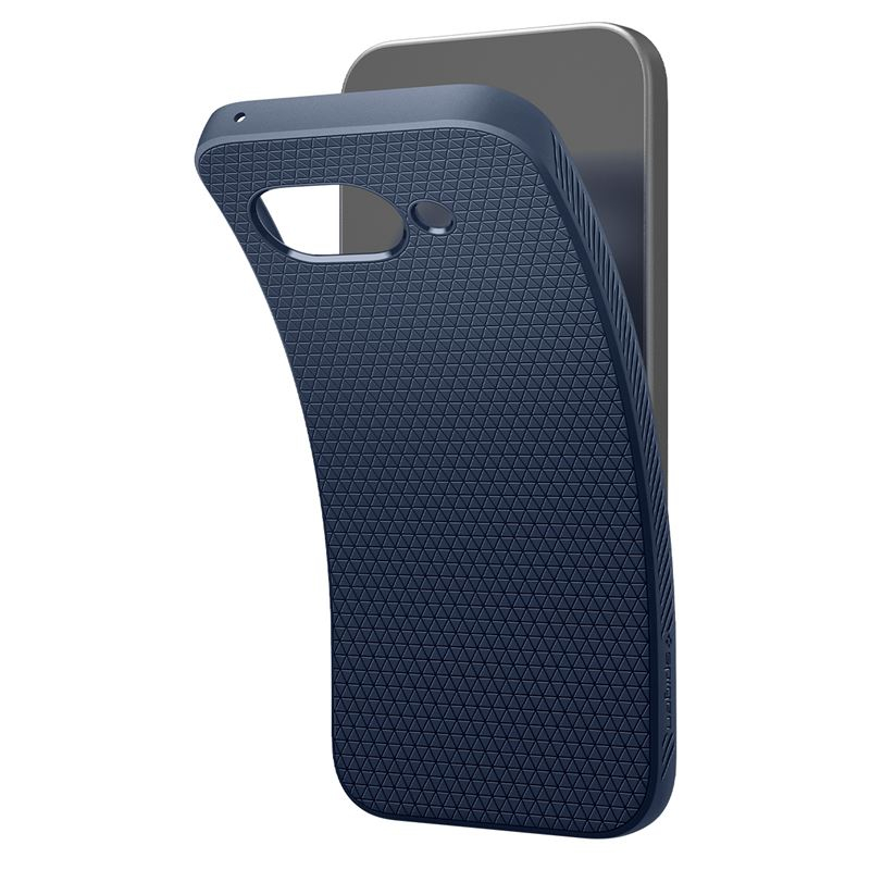 Google Pixel 9a Liquid Air Case Gummi Hülle (ACS09040) - Navy (Matt)