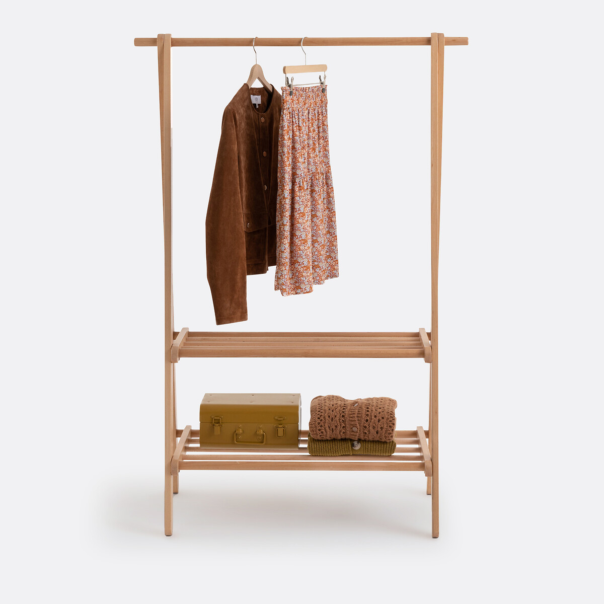 LA REDOUTE INTERIORS<br>Cabides dobráveis em madeira de faia, Zuli