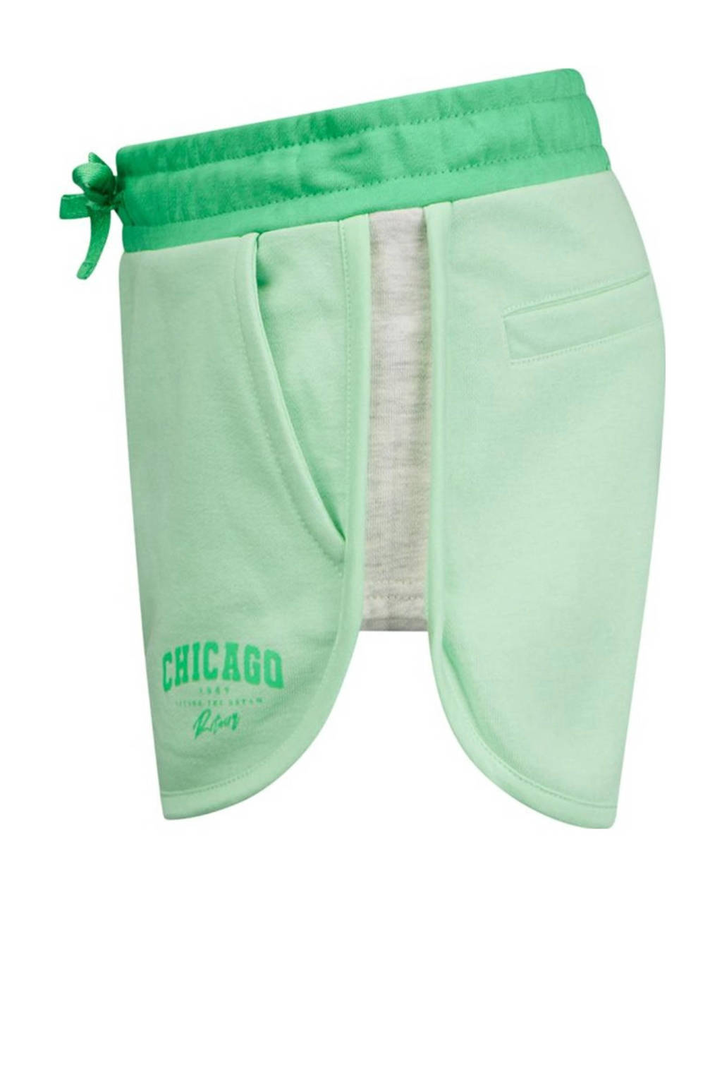 Retour Jeans short Lola lichtgroen/wit