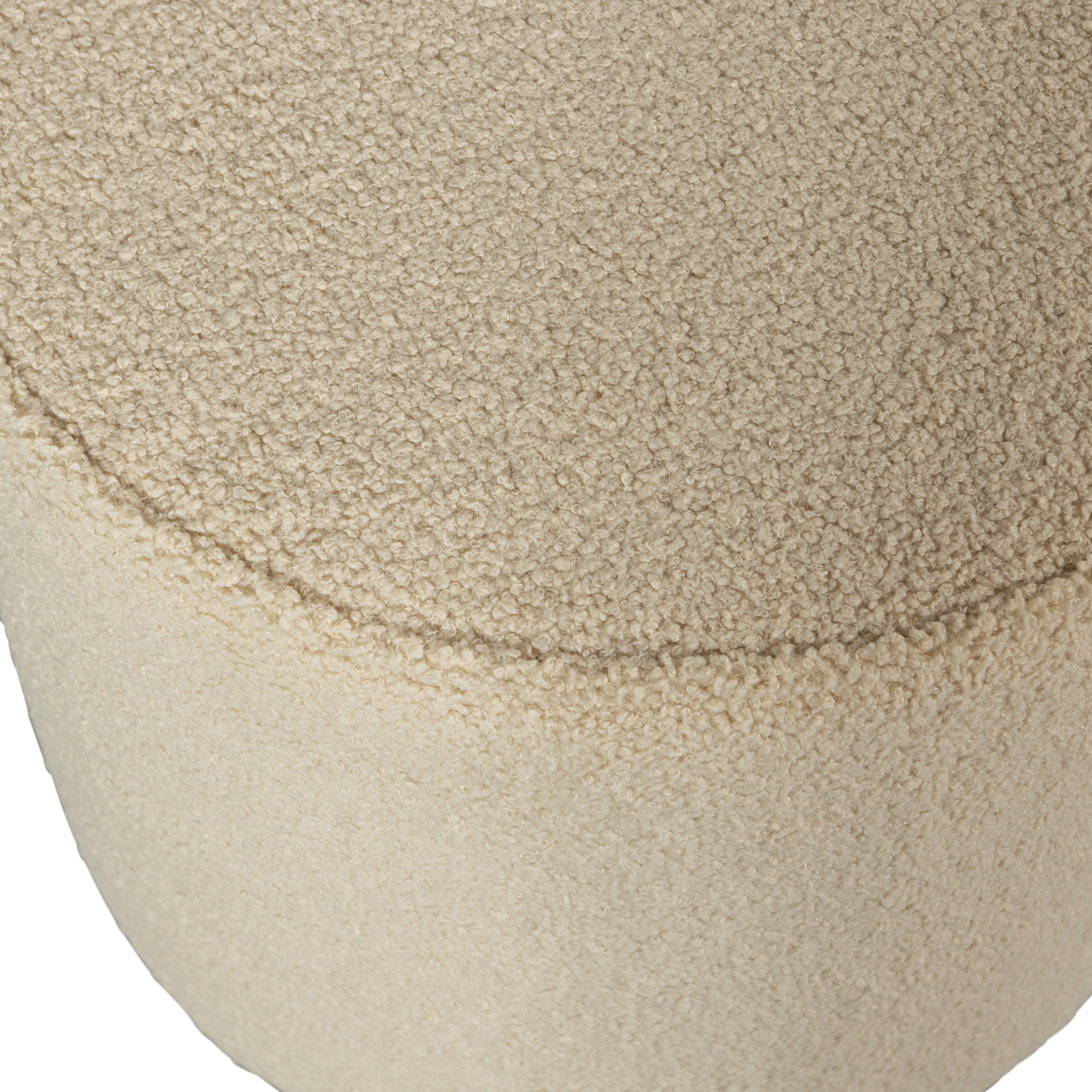 Poef Sara Hoog Sara Poef Hoog - Teddy - Sand