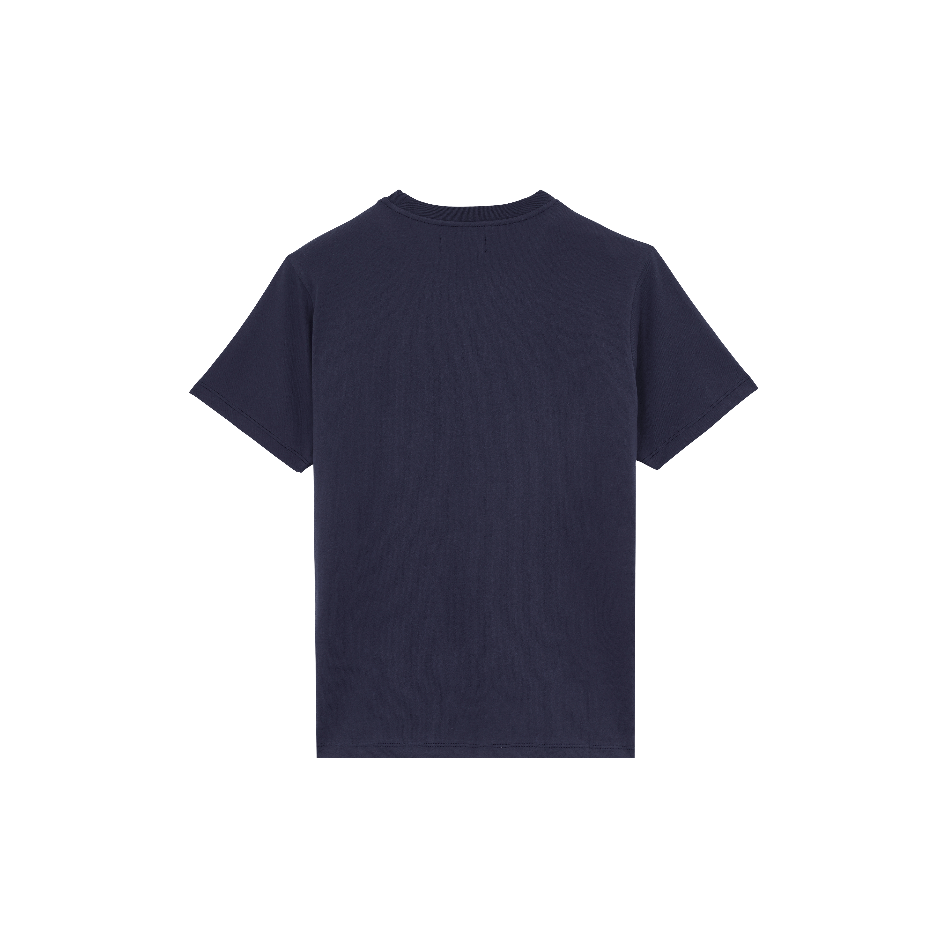 T-shirt en coton homme brodé ton sur ton Turtle