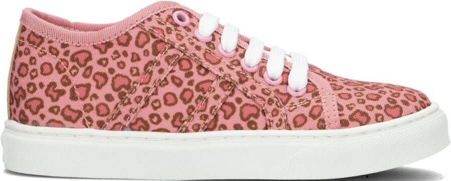 Ton & Ton Meisjes Lage sneakers Kareena Roze Canvas