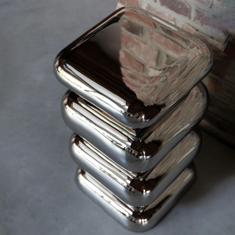 Dutchbone Stubby Bijzettafel okergeel
