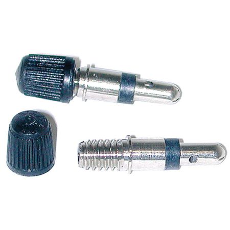 DUNLOP-VENTILKOPF (2 Stk.)  silber