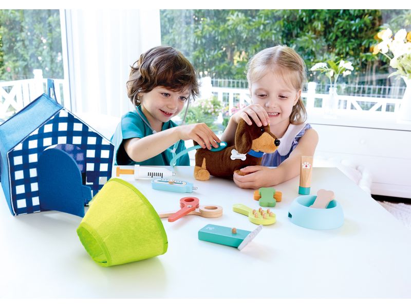Hape Tierarzt-Set Set fördert das Verantwortungsbewusstsein