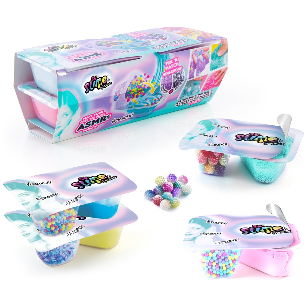 So Slime Sensations Satisfying Compound Kit 4 Pack Assortment