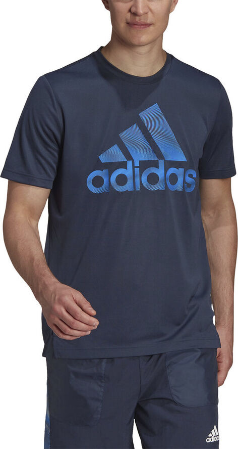 adidas AEROREADY Seasonals Sport T-shirt Blå