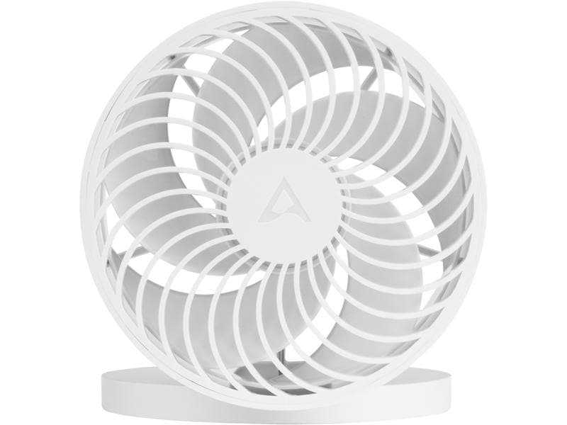 Arctic Cooling USB-Tischventilator Summair Plus Weiss Zusammenklappbarer USB-Tischlüfter