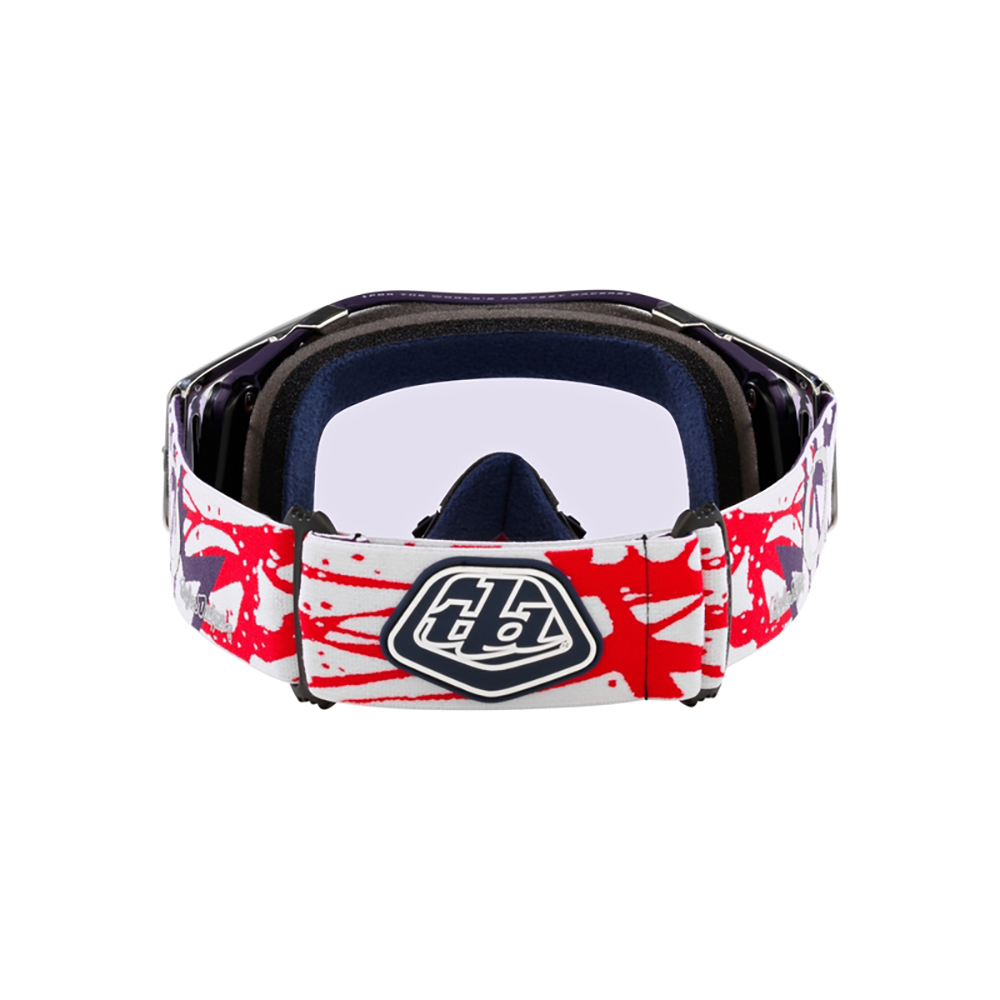 Oakley - Masque Airbrake MX Troy Lee Designs RWB Stars - Ecran Prizm Blanc / Violet