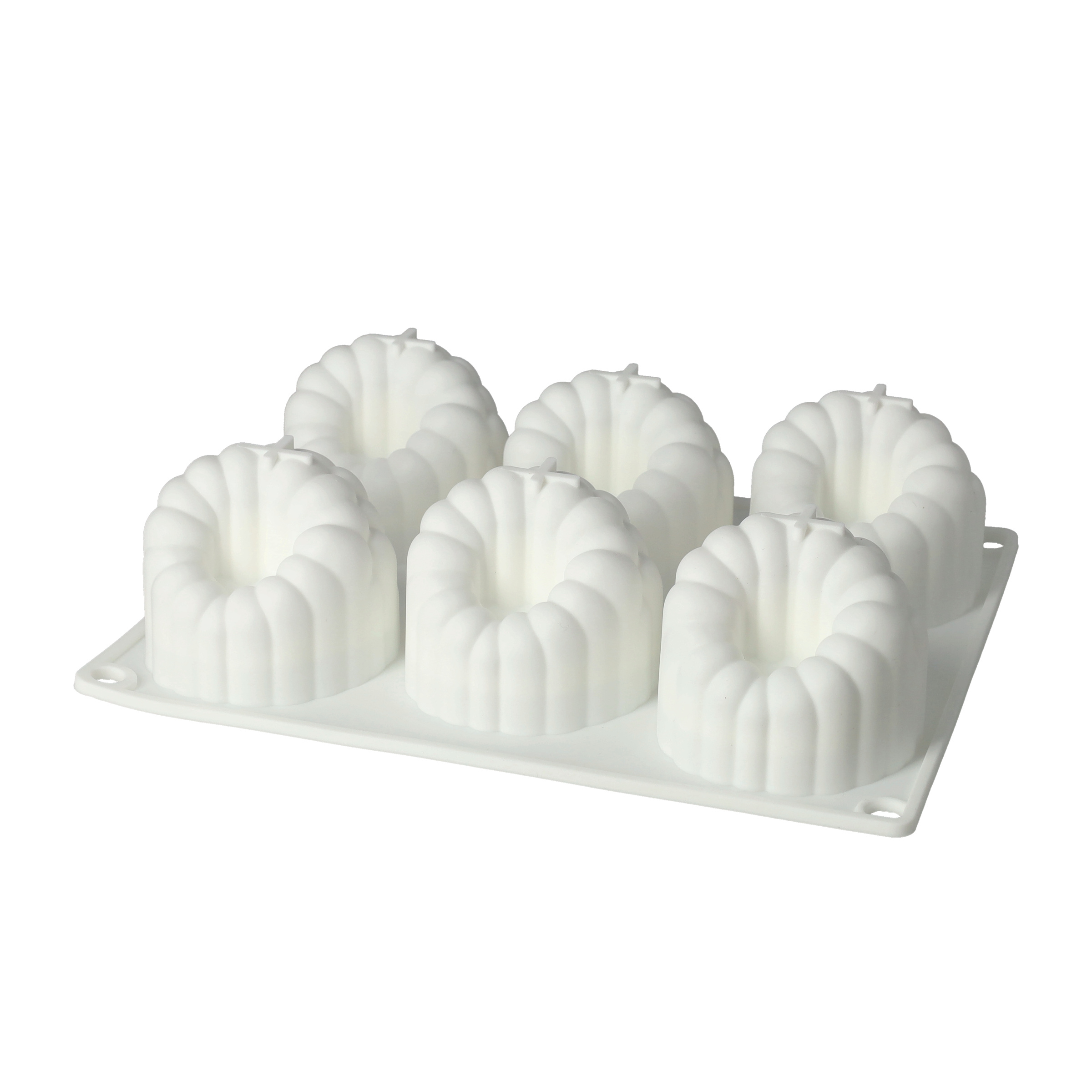 (6-fach) Silikon Trend Früchte Kuchen Form DIY Gussform für Virale Frucht Desserts - Himbeere