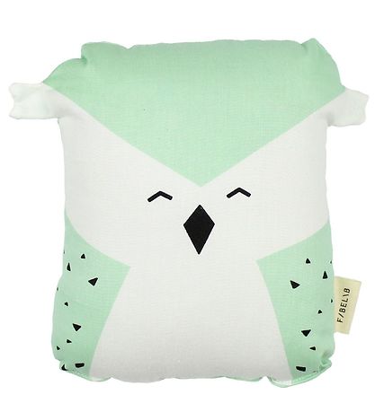 Fabelab Kissen - 20x15 - Animal Friends - 20 cm - Türkis/Weiß m.