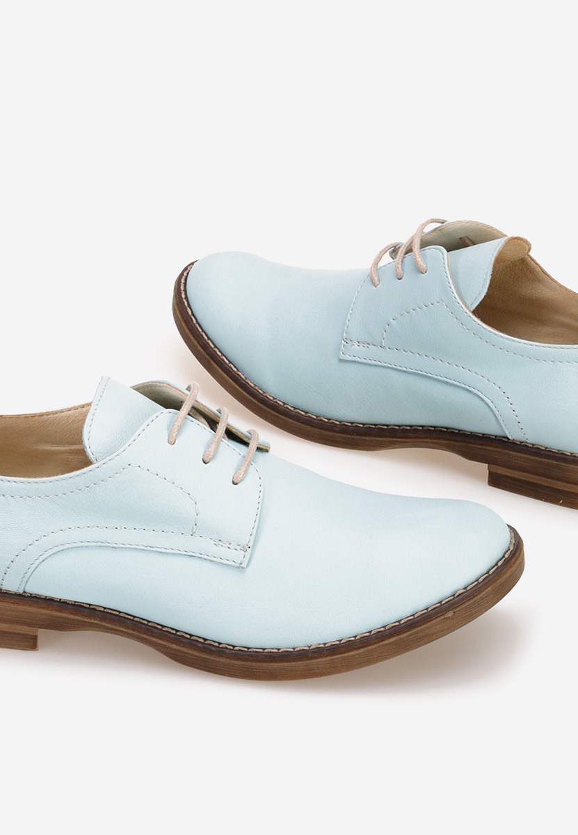 Chaussures derby en cuir bleus Otivera