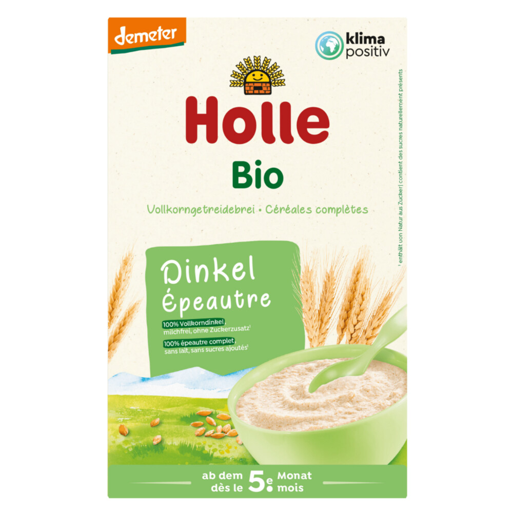 Holle Bio Volkoren Graanpap Spelt250 gr