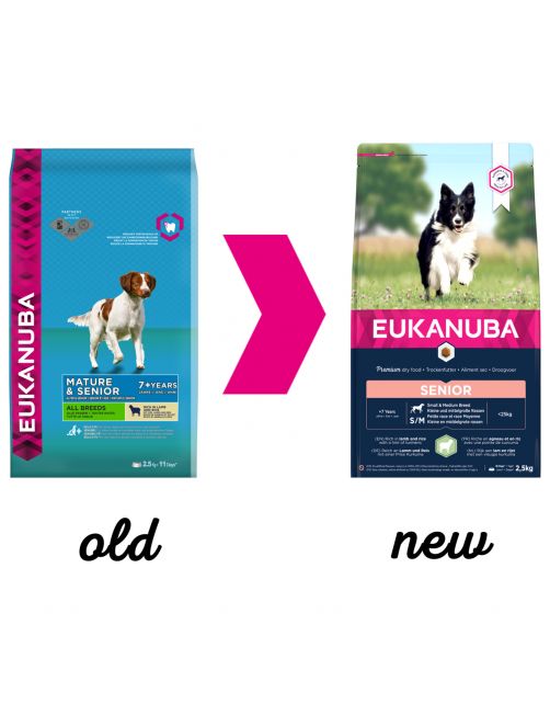 Eukanuba Mature Senior Lam&Rijst - Hondenvoer