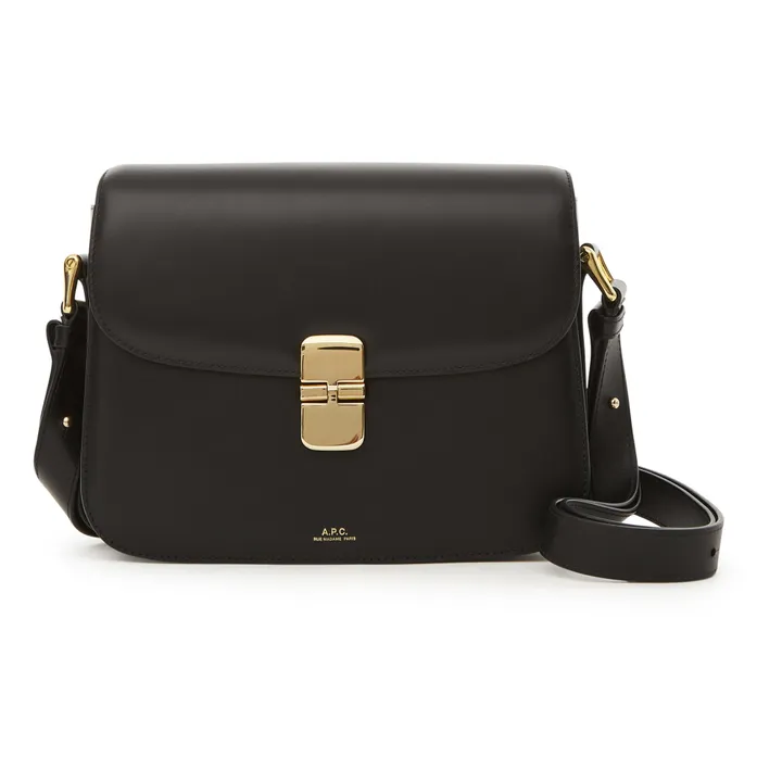 A.P.C. Sac Grace Cuir Lisse | Noir