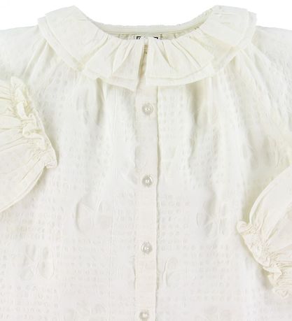 Bonton Skjorte - Blåsh - Offwhite