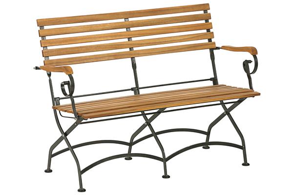 Dehner Klappbank Tegernsee, 2-Sitzer