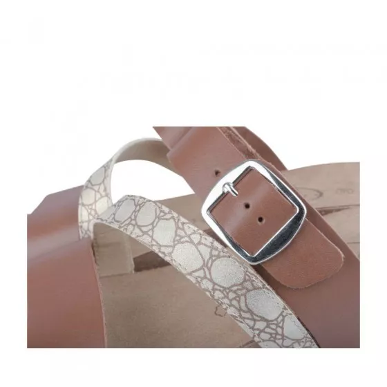 Mules COGNAC MEGIS CASUAL