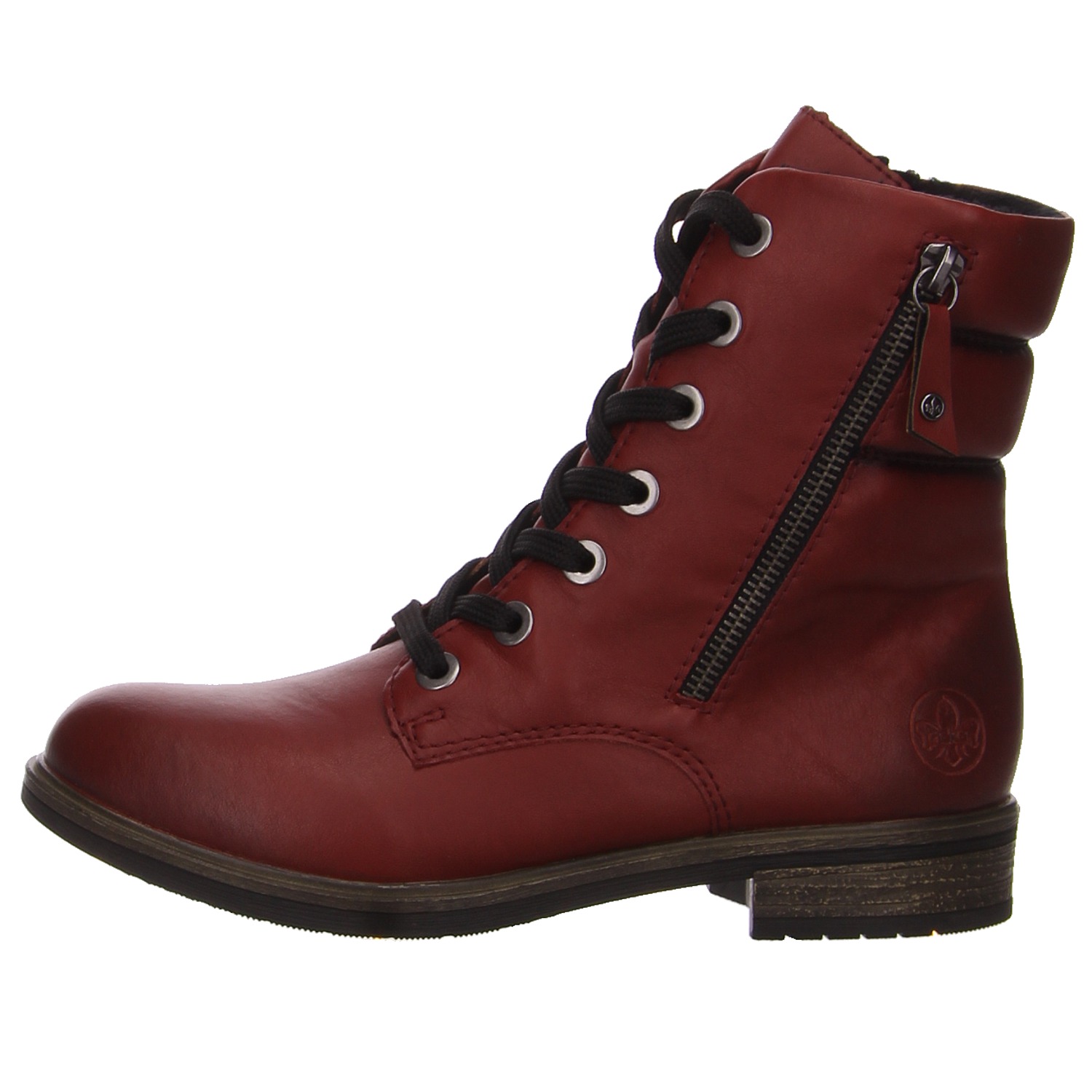 Rieker Schnürboots rot rot