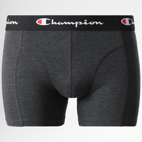 Lot De 4 Boxers U20002 Noir Gris Anthracite Chiné