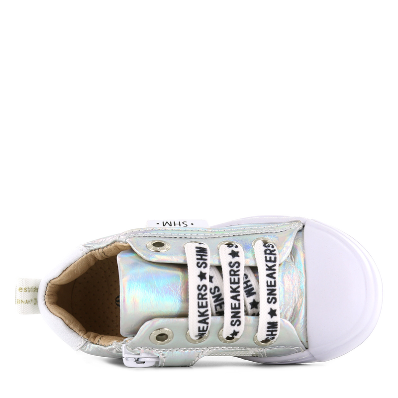 Shoesme Metallic Silber Sneaker