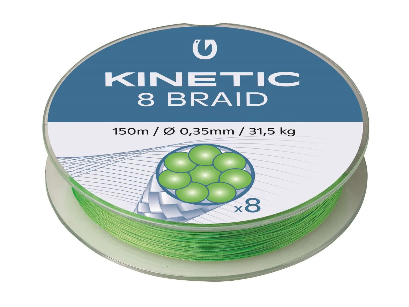 Kinetic Kinetic 8 Braid Fluo Green