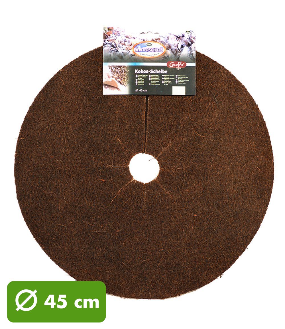 Kokos-Abdeckscheibe 45 cm dunkelbraun