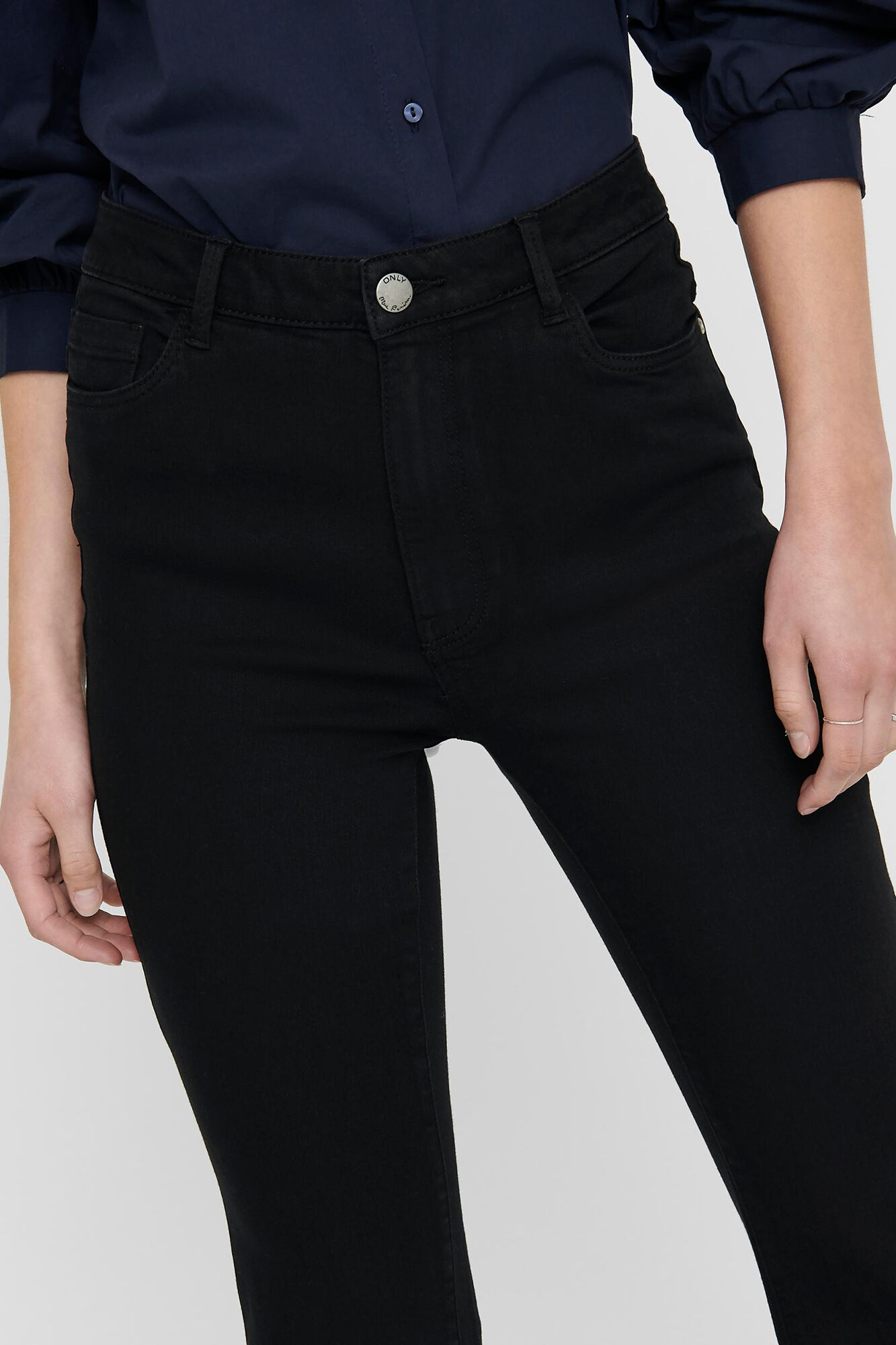 Calça jeans boca de sino