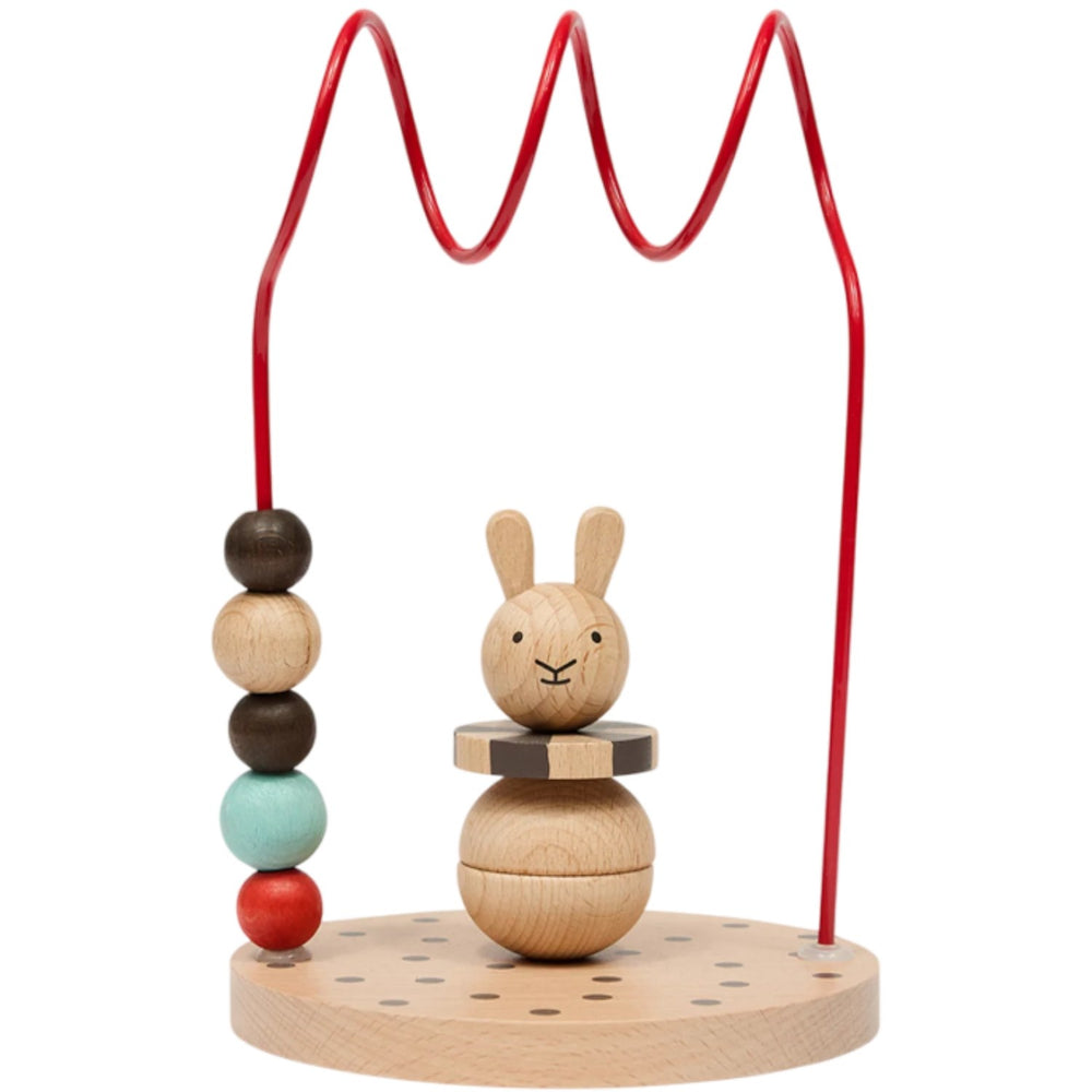 Køb OYOY Nature / Cherry Red Circus Rabbit Abacus