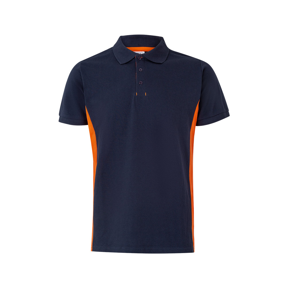 Velilla 36039 - Polo piqué bicolore (180g/m²), manches courtes, en coton (60%) et polyester (40%)