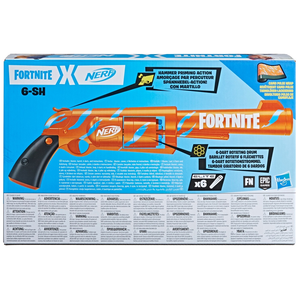 NERF Fortnite 6-SH Blaster mit 6 Elite-Darts