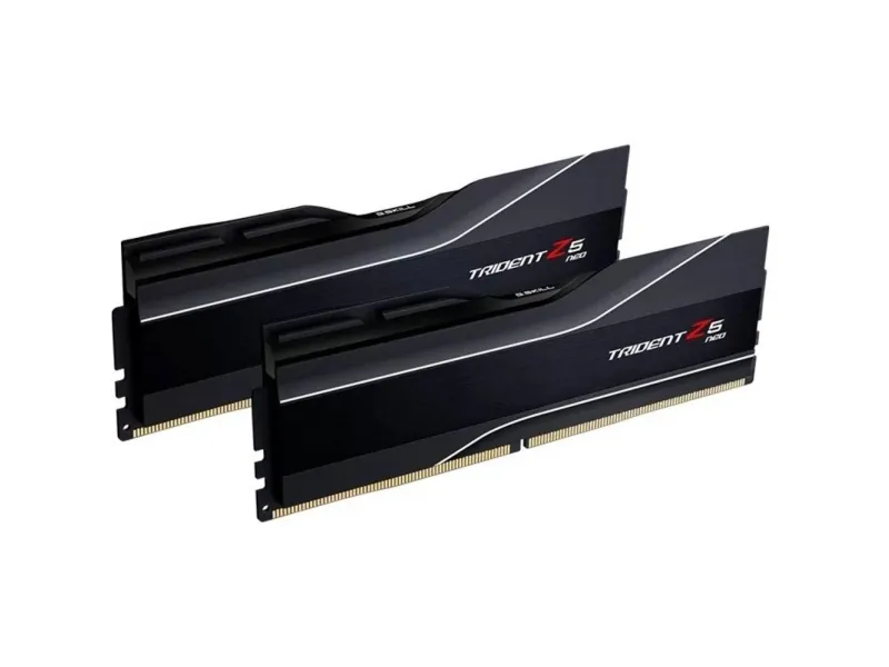 G.Skill Trident Z5 Neo - DDR5 - sæt - 32 GB: 2 x 16 GB - DIMM 288-PIN - 6000 MHz / PC5-48000 - CL30 - 1.35 V - ikke bufferet - ikke-ECC - mat sort
