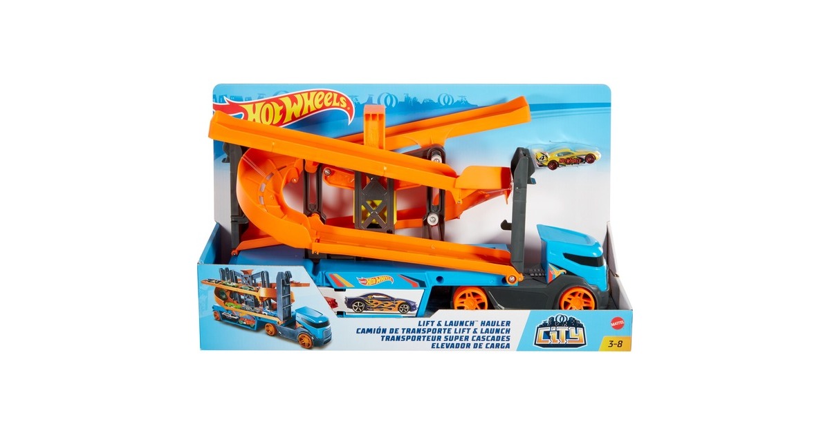 Hot WheelsCity - Mega Action Transporter Speelgoedvoertuig