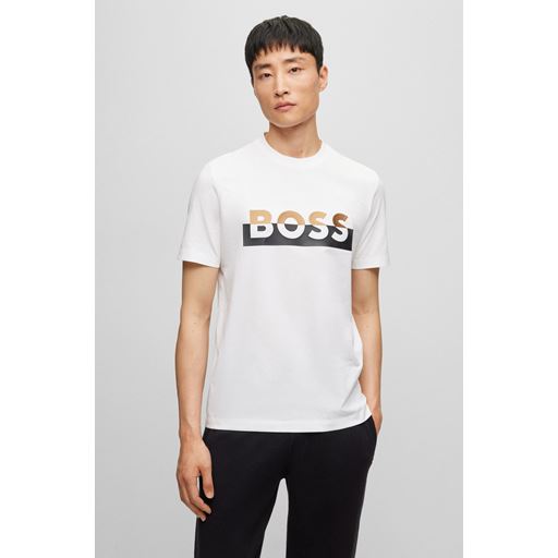 Boss Black Tiburt T-shirt, Hvid, S