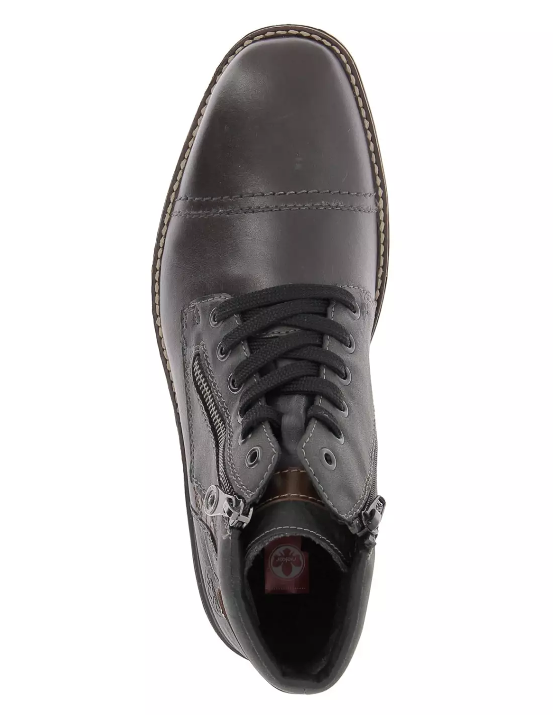 RIEKER F1311 - Bottines & boots BleiAnthrazitMogano
