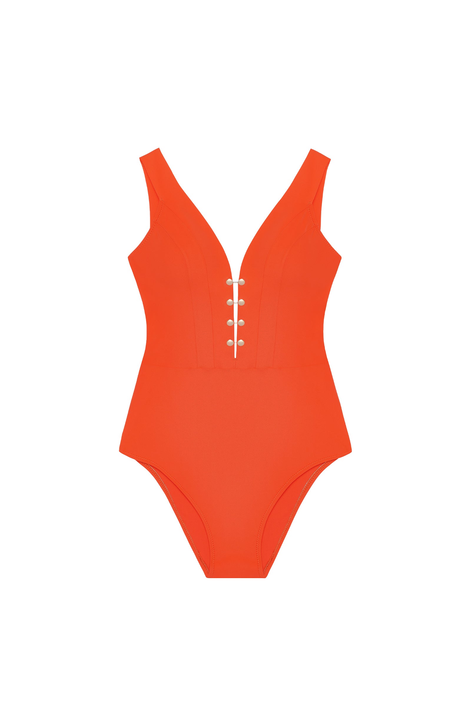 bonnie Maillot de bain une pièce orange à bijoux Orange