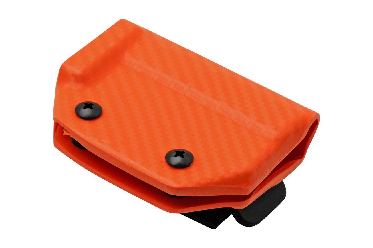 Clip And Carry Kydex Sheath Leatherman Signal, Carbon Fiber Orange LSGNL-CF-ORNG riemholster