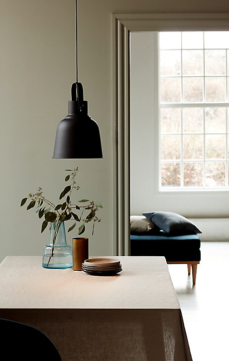 Suspension Adrian 25cm E27 25W noir Nordlux