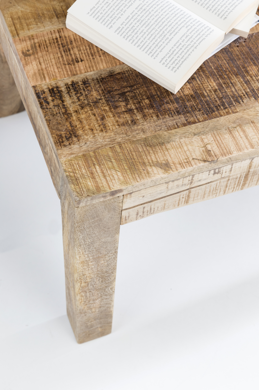 Couchtisch RUSTICA - Mango massiv - 110 cm breit