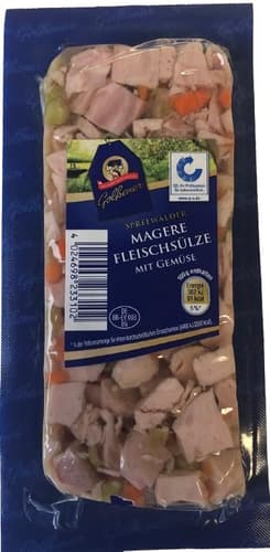 Golßener Magere Fleischsülze mit Gemüse