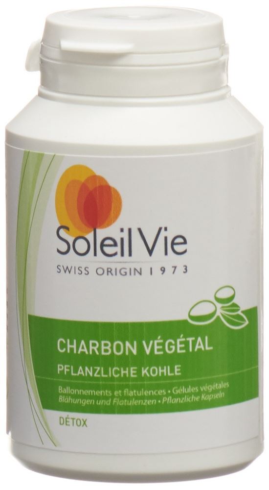 SOLEIL VIE Pflanzliche Kohle Kaps 100 Stk